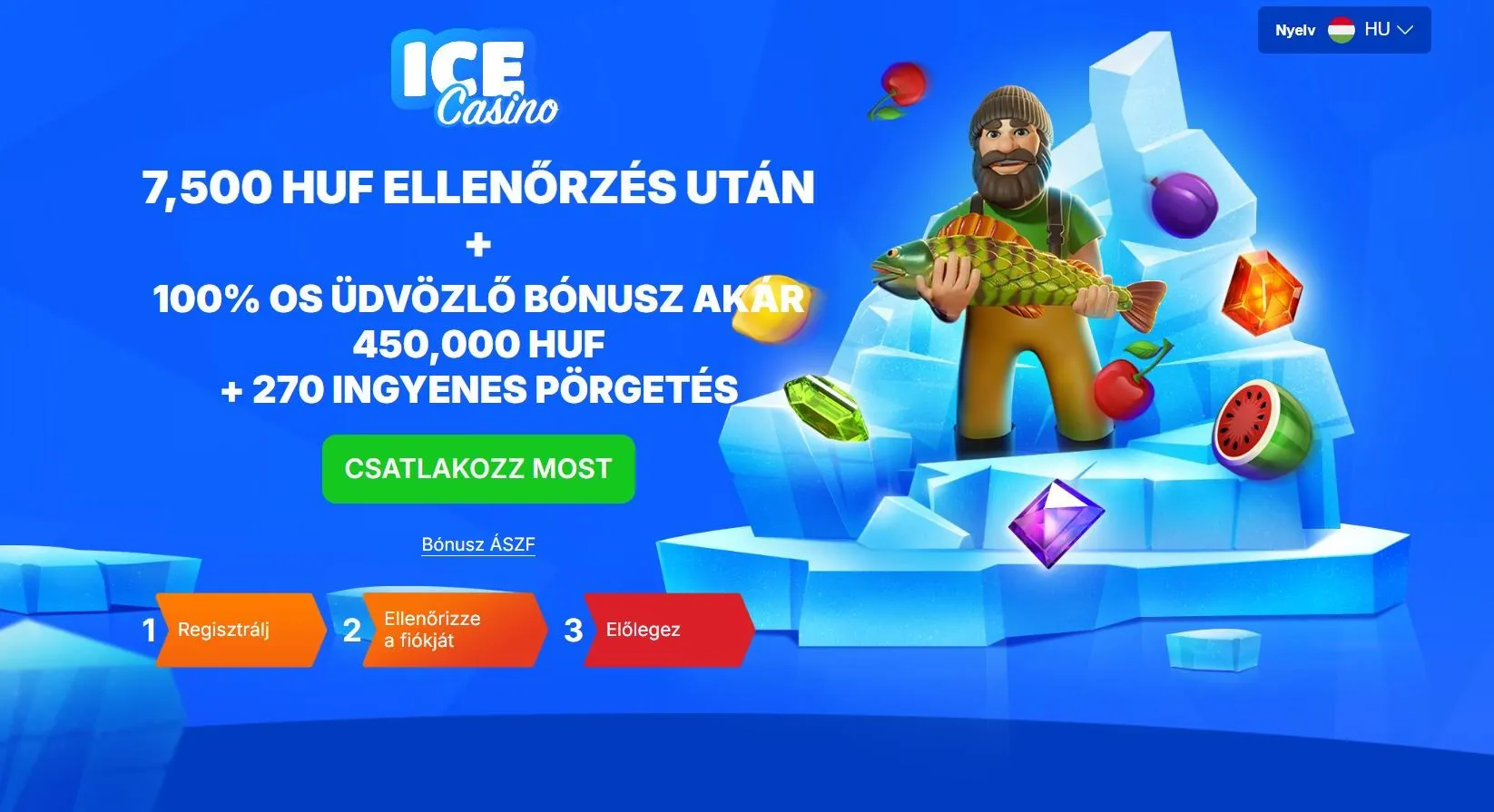 ICE Casino No Deposit bónusz